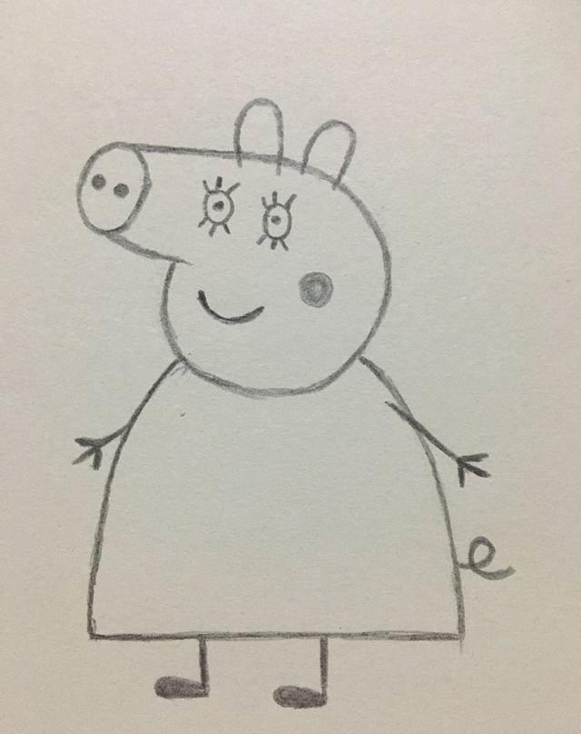 小猪佩奇图片简笔画 小猪佩奇图片简笔画可爱