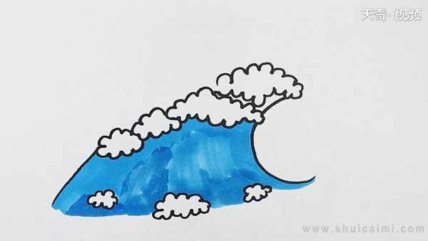 海浪简笔画怎么画 海浪简笔画简单