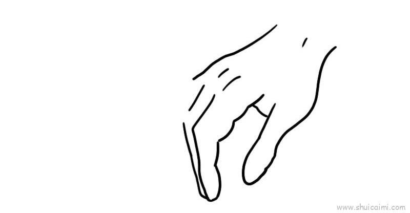 大手牵小手儿童画怎么画 大手牵小手简笔画图片大全