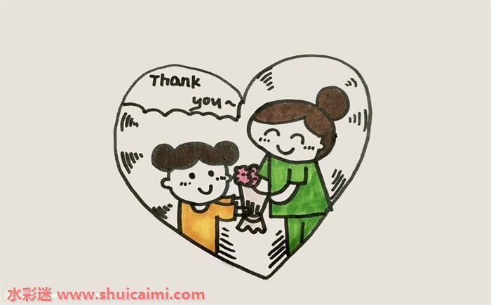 母亲节怎么画 母亲节简笔画画法