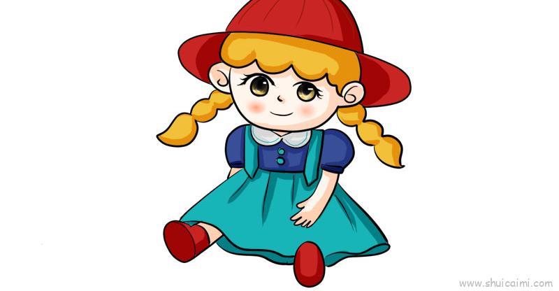 娃娃儿童画怎么画 娃娃简笔画画法