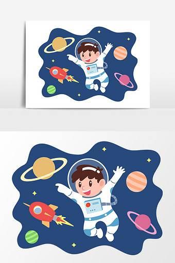 太空人简笔画 太空人简笔画简单又漂亮