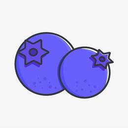 蓝莓简笔画 蓝莓简笔画图片