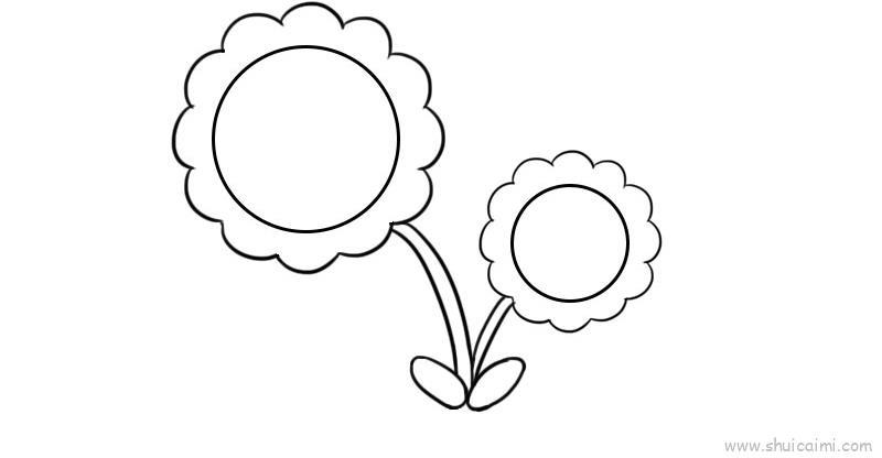 向日葵儿童画怎么画 向日葵简笔画顺序