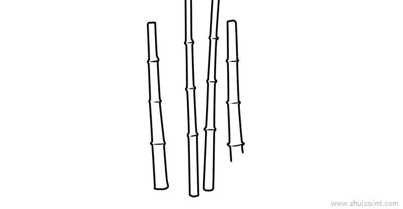 竹子儿童画怎么画 竹子简笔画好看