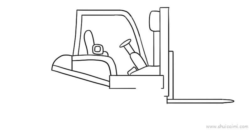 工程车儿童画怎么画 工程车简笔画图片