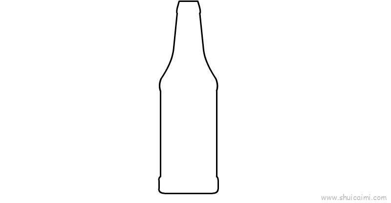 啤酒瓶教程儿童画怎么画 啤酒瓶教程简笔画好看