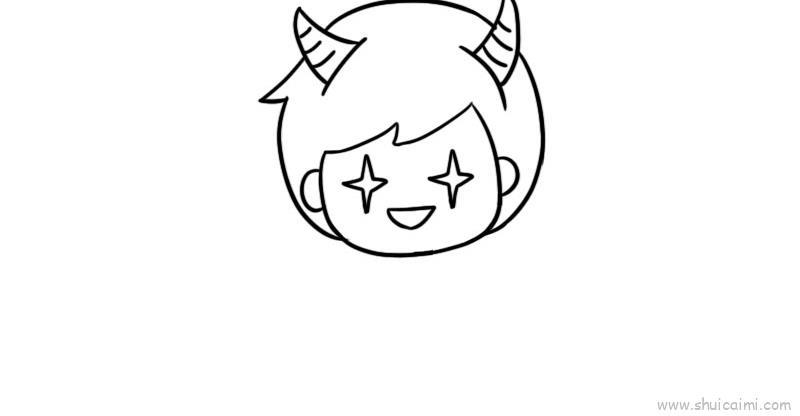 12星座魔羯座儿童画怎么画 12星座魔羯座简笔画图片大全