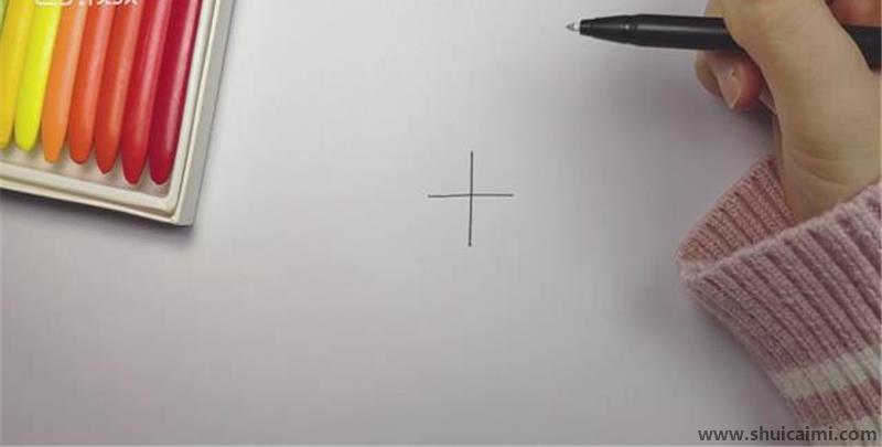 雪花儿童简笔画怎么画 雪花儿童画画法