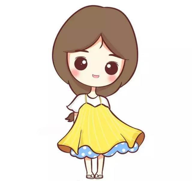 简笔画人物少女 漫画简笔画人物少女