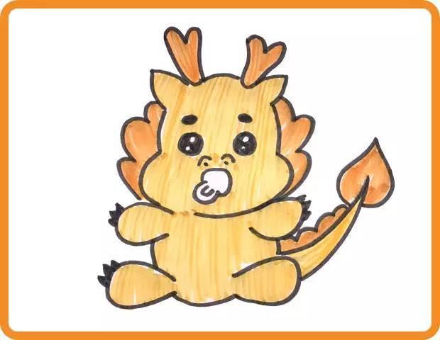 小龙的简笔画图片大全 小龙的简笔画图片大全可爱