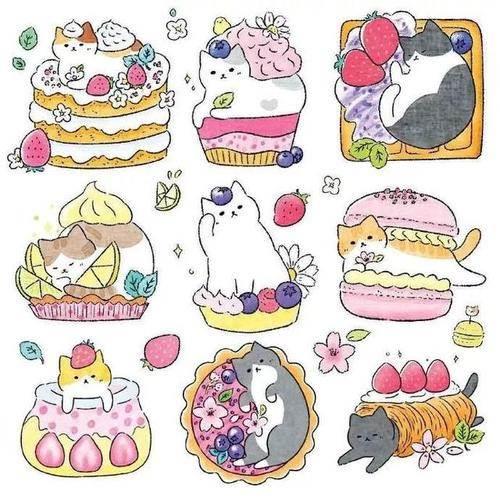 小猫简笔画可爱 趴着的小猫简笔画可爱