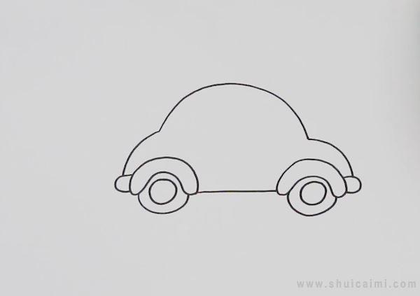小汽车简笔画怎么画 小汽车简笔画图片大全