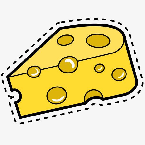 奶酪简笔画 奶酪简笔画彩色