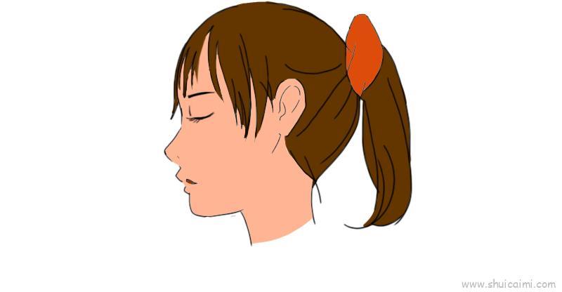 侧脸儿童画怎么画 侧脸简笔画画法