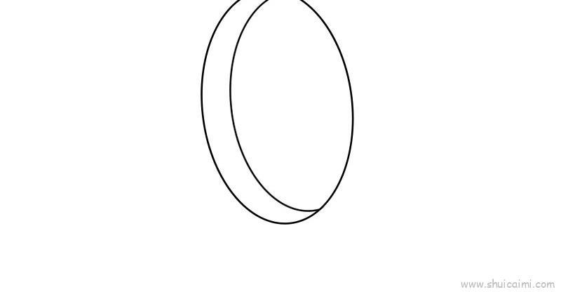 椭圆形儿童画怎么画 椭圆形简笔画好看