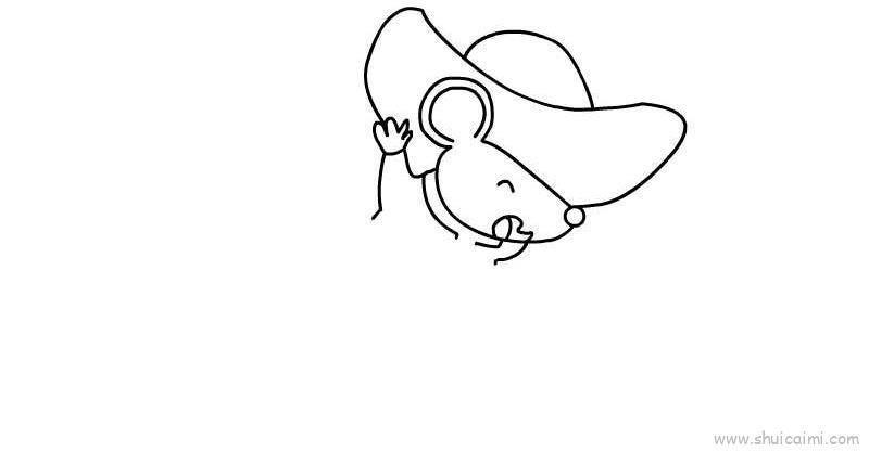 老鼠2022儿童画怎么画 老鼠2022简笔画图片大全