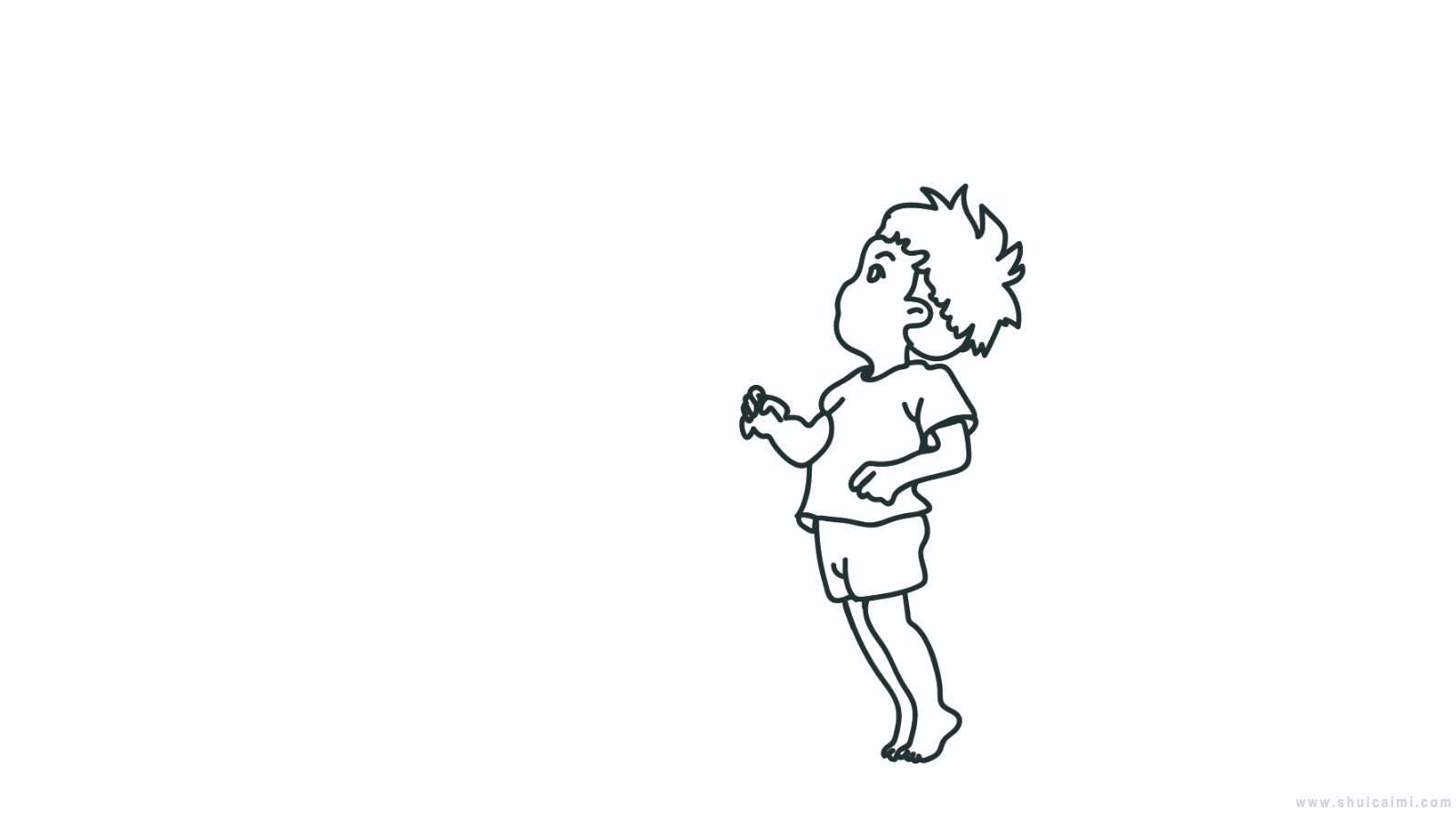 波妞宗介简笔画怎么画 波妞宗介简笔画简单又好看