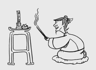 简笔画太上老君八卦炉 太上老君八卦炉图