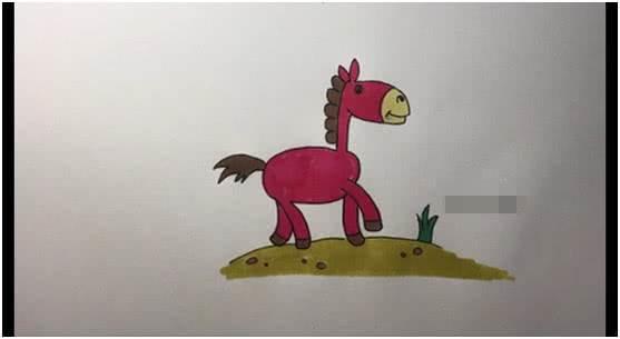 小毛驴简笔画 小毛驴简笔画图片大全涂色