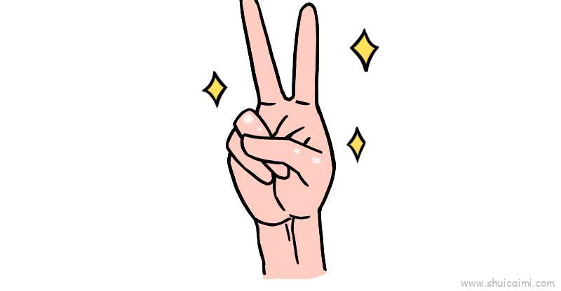 胜利儿童画怎么画 胜利简笔画图片大全