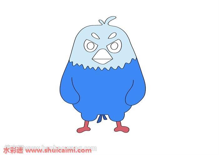 老鹰怎么画 老鹰简笔画简单易画彩色