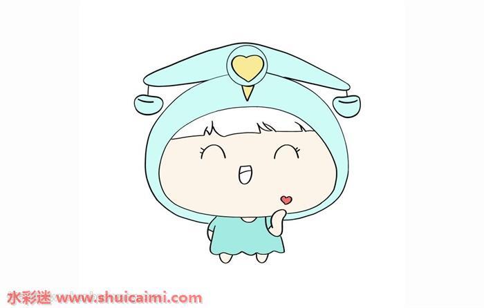 天秤座怎么画 天秤座简笔画简单