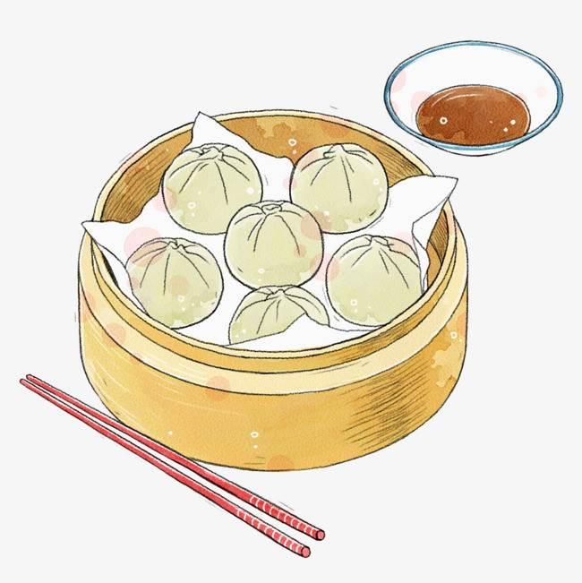 小笼包简笔画 上海小笼包简笔画