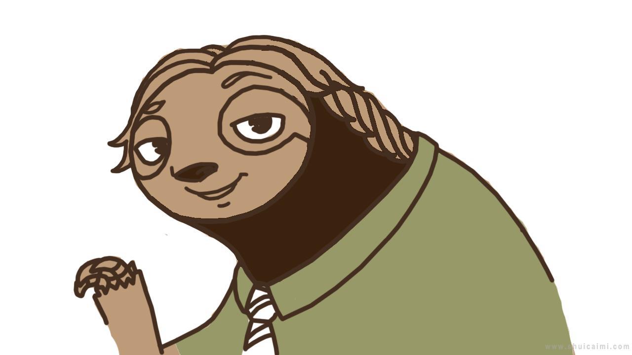 疯狂动物城简笔画怎么画 疯狂动物城简笔画图片大全