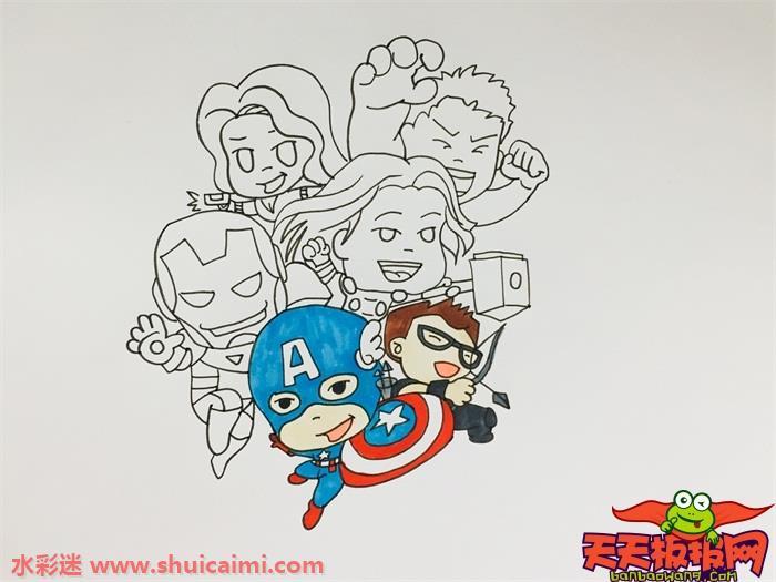 漫威全部人物怎么画 漫威全部人物简笔画步骤图