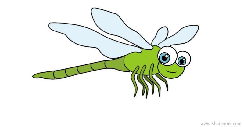 蜻蜓儿童画怎么画 蜻蜓简笔画好看