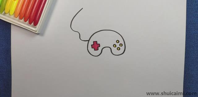 游戏柄儿童简笔画怎么画 游戏柄儿童画图片大全