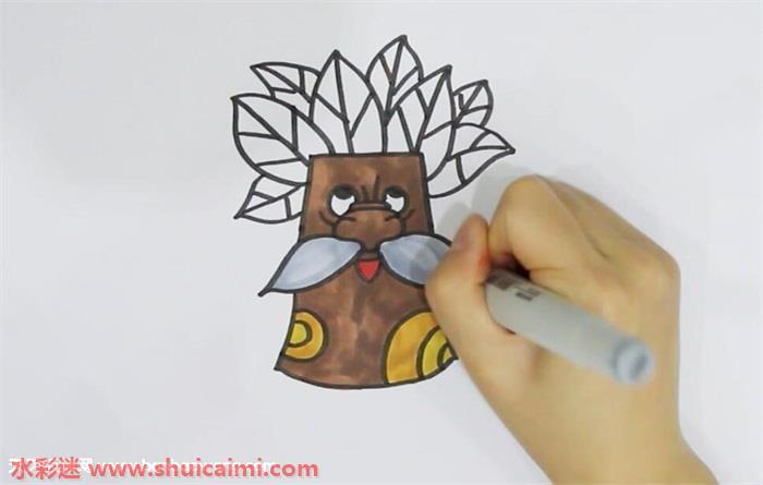 树爷爷怎么画 树爷爷简笔画图片