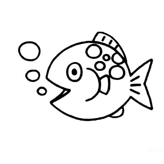 简笔画小鱼 简笔画小鱼图片大全
