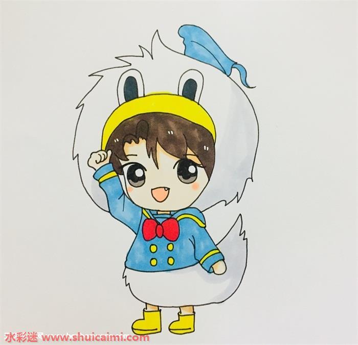 q版王俊凯怎么画 q版王俊凯简笔画步骤图