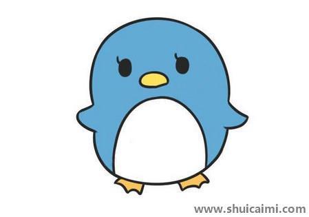 小企鹅可爱儿童简笔画图片大全