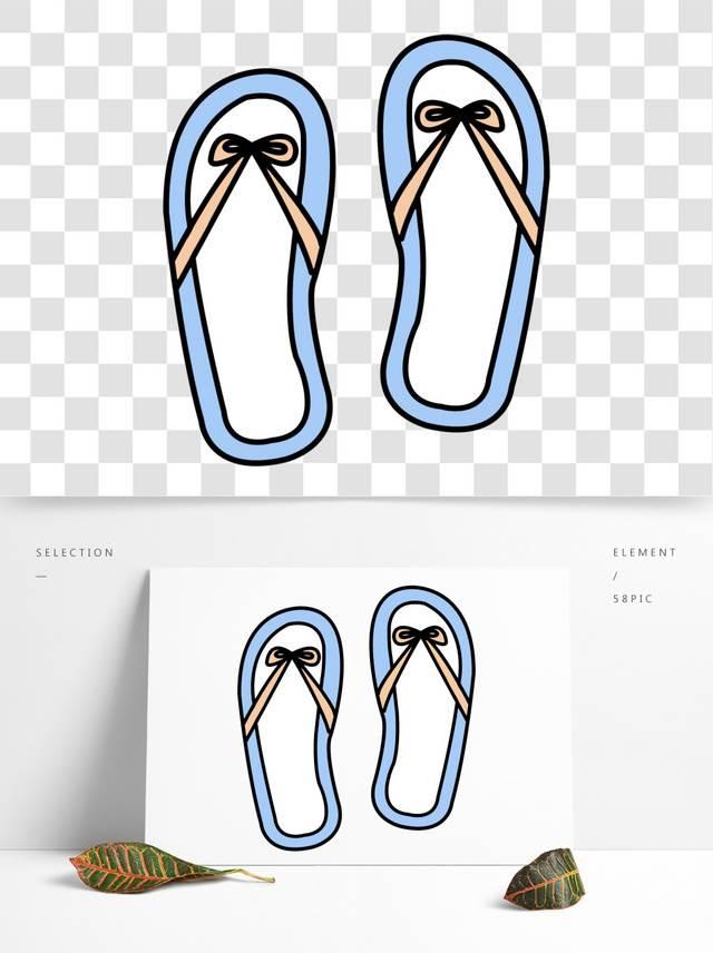 拖鞋简笔画 拖鞋简笔画图片大全儿童