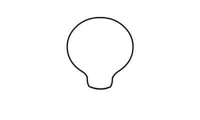 灯泡怎么画简笔画图片（电灯泡画法图片简笔画）