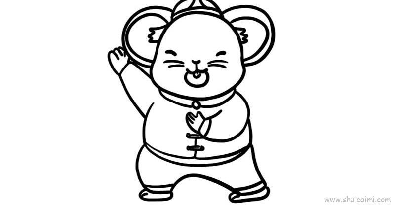 鼠宝宝儿童画怎么画 鼠宝宝简笔画图片