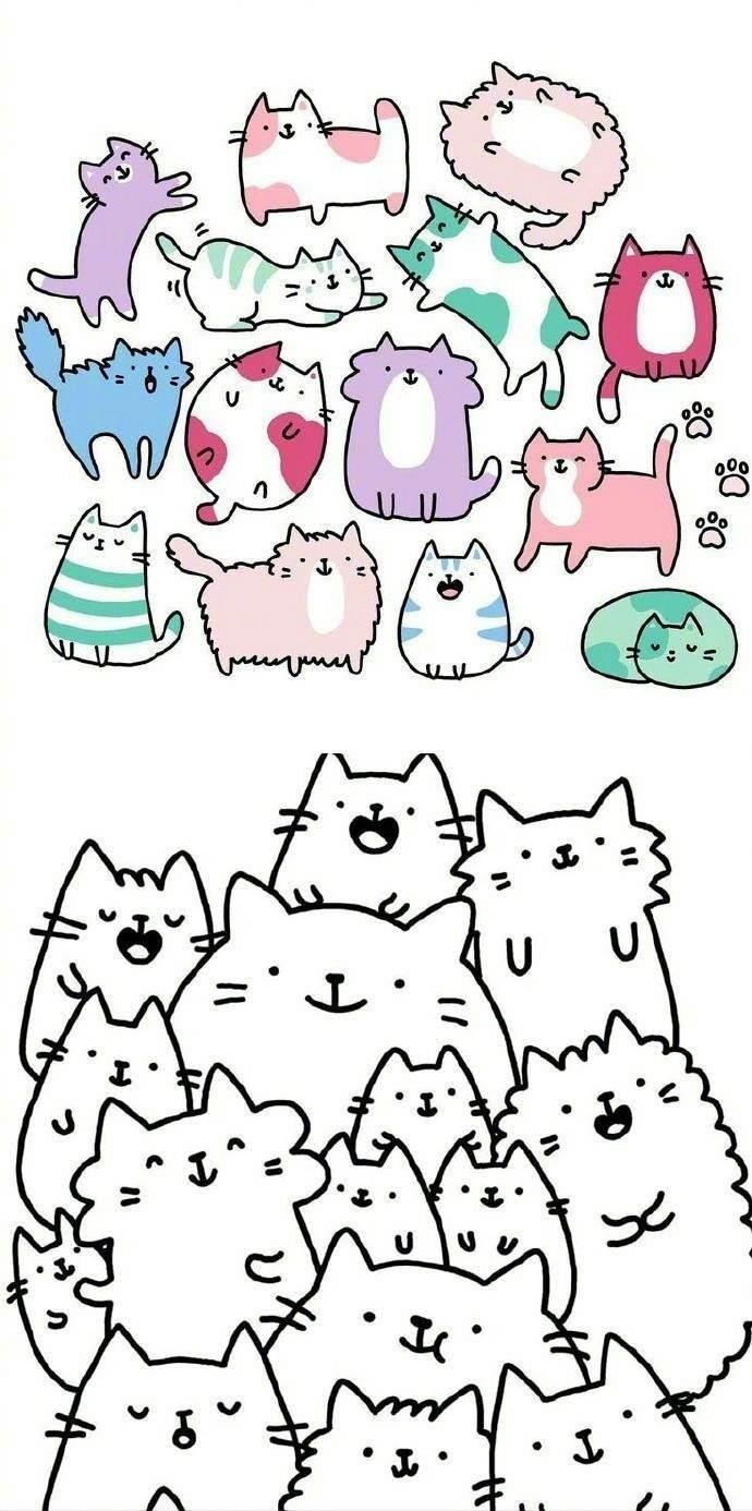 简笔画可爱 简笔画可爱表情包