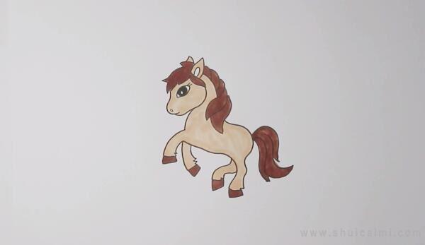 马简笔画怎么画 马简笔画图片大全