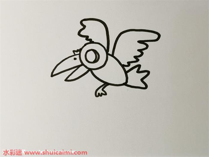 狐狸和乌鸦怎么画 狐狸和乌鸦简笔画步骤
