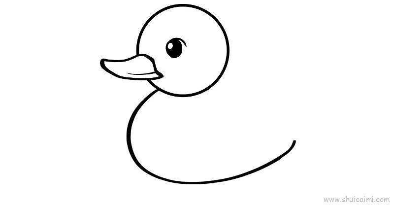 鸭儿童画怎么画 鸭简笔画步骤