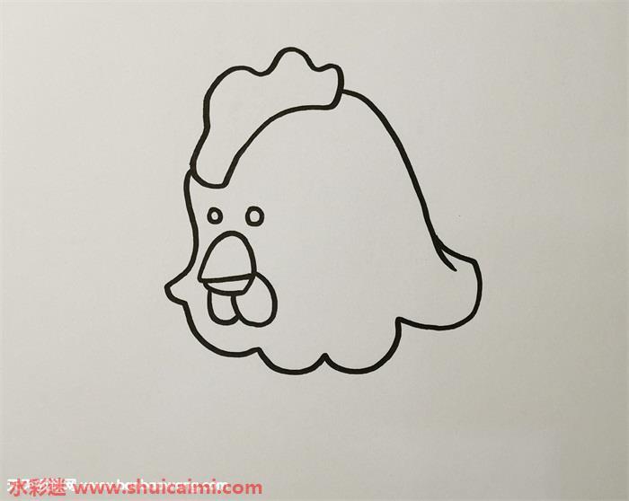 母鸡怎么画 母鸡简笔画彩色