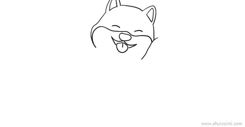 小柴犬儿童画怎么画 小柴犬简笔画简单