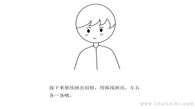 男孩头像简笔画怎么画 男孩头像简笔画图片