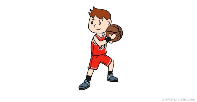 打篮球儿童画怎么画 打篮球简笔画顺序