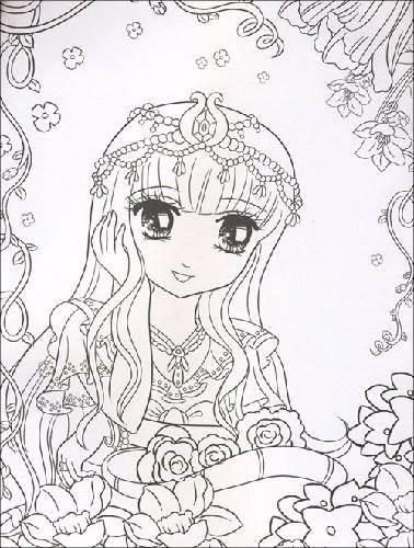 公主的简笔画图片大全 公主的简笔画图片大全带颜色