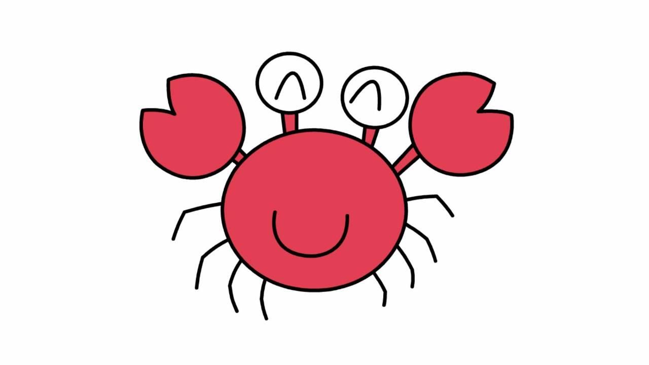 小螃蟹简笔画 小螃蟹简笔画图片