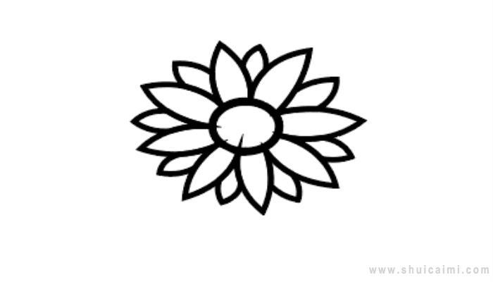 昙花简笔画怎么画 昙花简笔画步骤